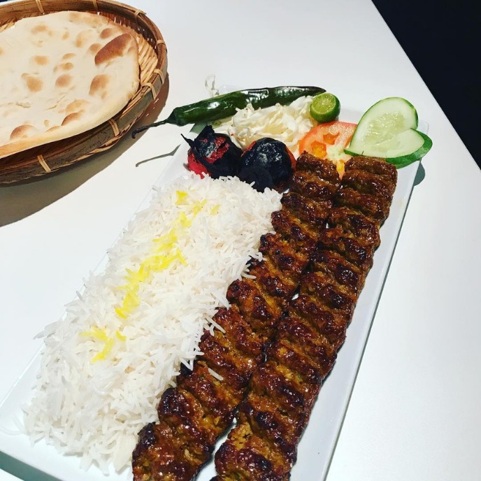 Cooked kebab