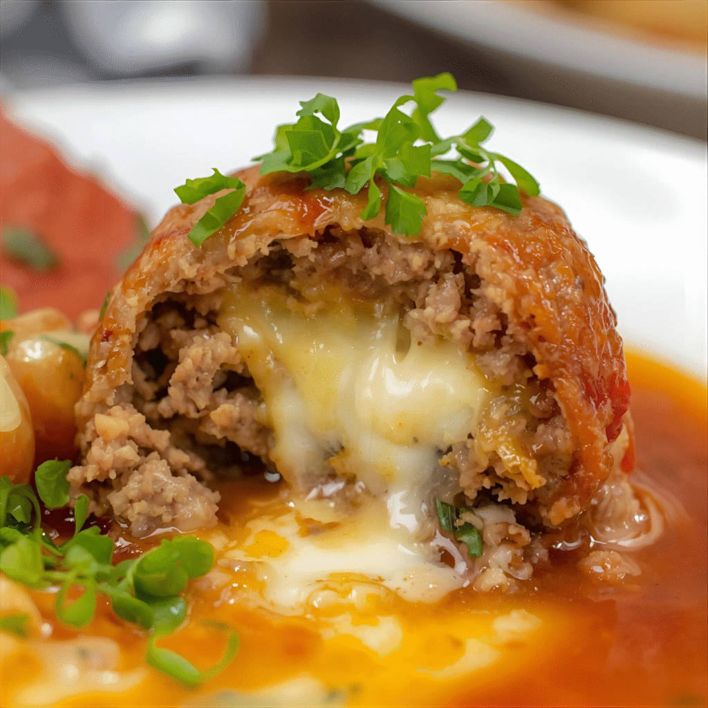 Cheesy Meatball